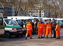 Suchmassnahmen am Koelner Neumarkt nach Raubueberfall im Parkhaus Wolfstr P02